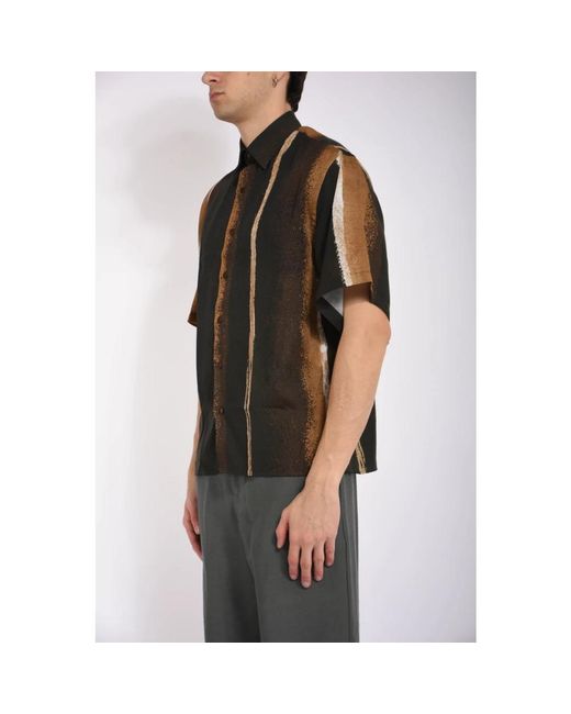 Costumein Black Short Sleeve Shirts for men
