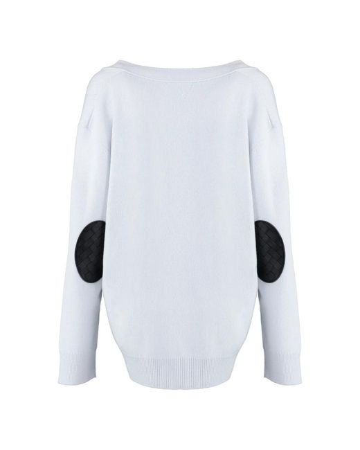 Bottega Veneta Blue Cashmere Knitwear