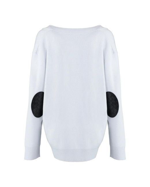 Bottega Veneta Blue Cashmere Knitwear