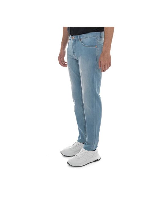 Harmont & Blaine Blue Slim Fit Jeans for men
