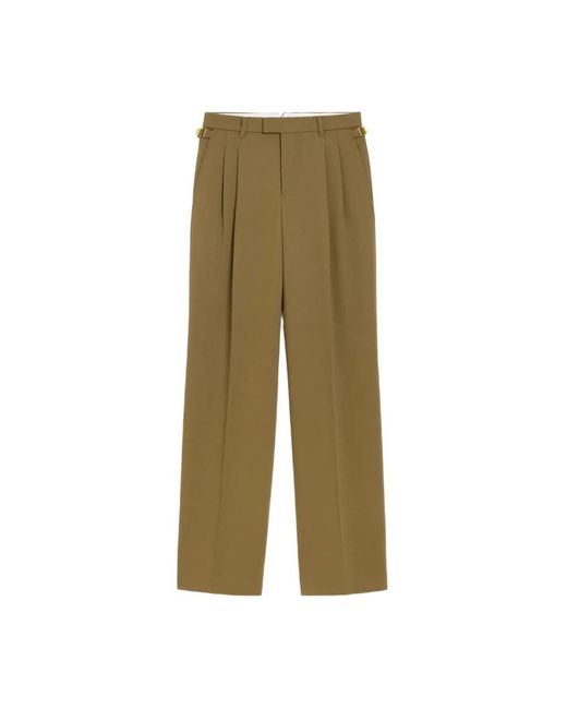 AMI Broeken ,Groen ,Wijde Pijp Broek in het Green