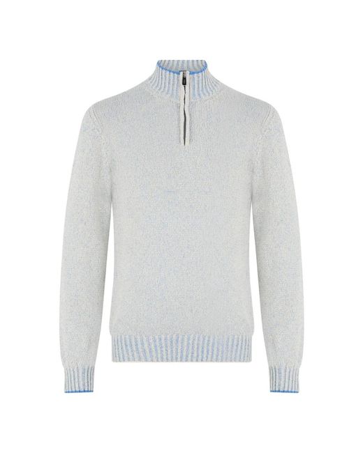 Fedeli Gray Turtlenecks for men