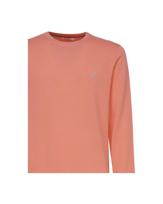 Sun 68 Pink Sweatshirts for men