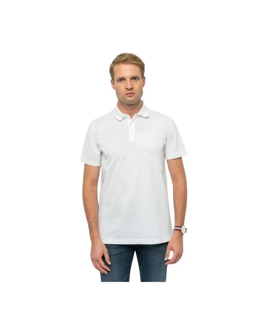 Armani Exchange White Polo Shirts for men