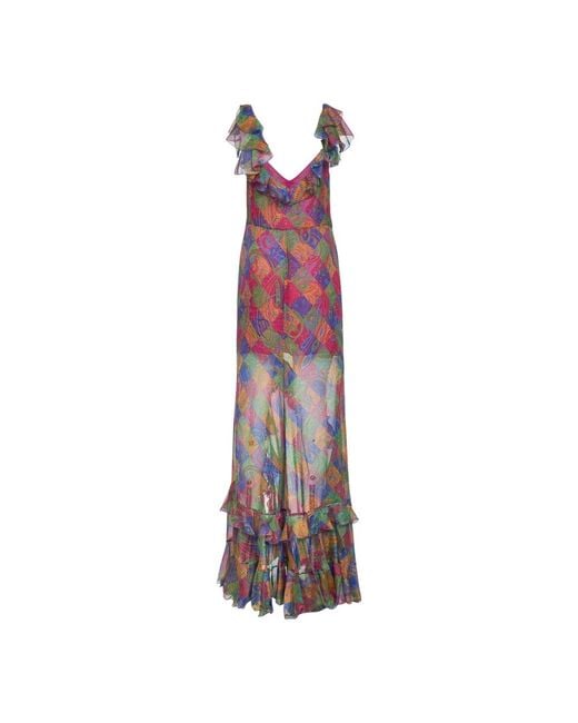 Maxi Dresses Etro de color Purple