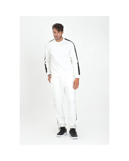 ARMANI EXCHANGE Sweatpants in het White voor heren