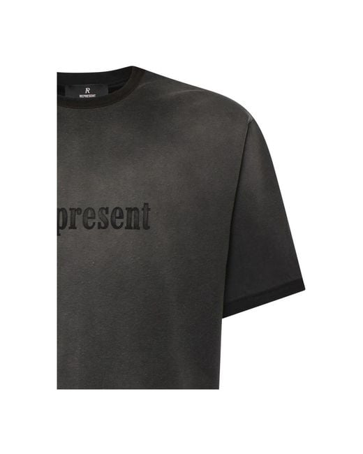 Represent Black T-Shirts for men