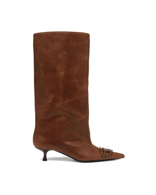 DIESEL Brown Heeled Boots