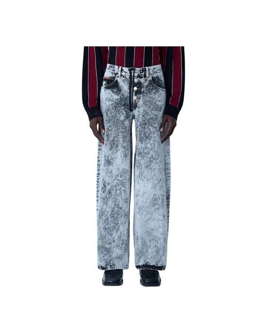 Wide Jeans Martine Rose de hombre de color Blue