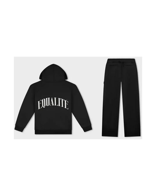 Equalite Oliver Tracksuit in het Black voor heren
