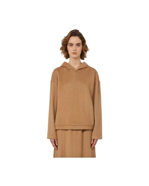 Hoodies Max Mara de color Natural