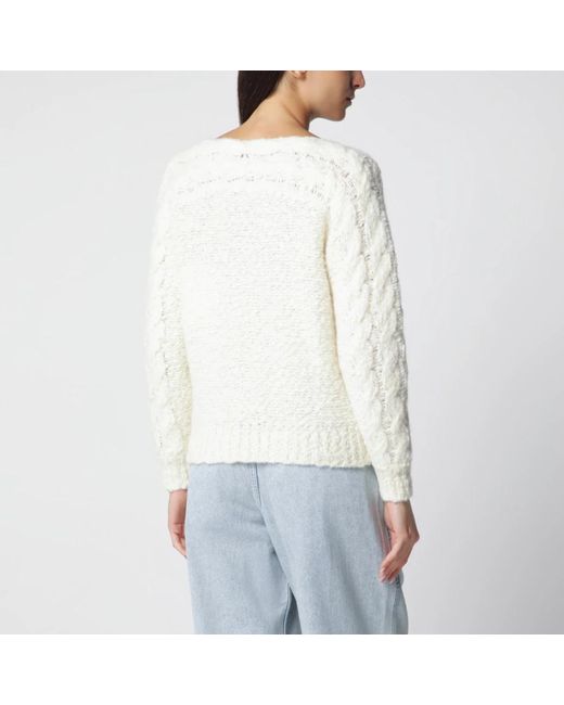Isabel Marant Gray Round-Neck Knitwear