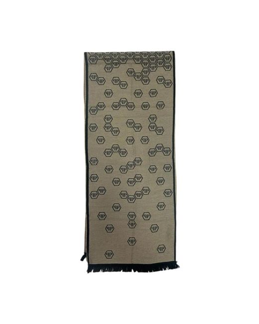 Philipp Plein Green Winter Scarves