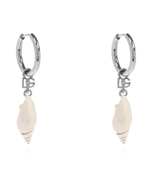 Dolce & Gabbana White Earrings