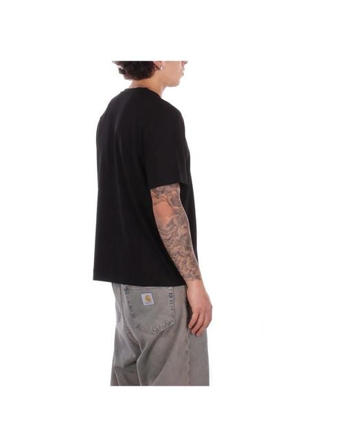 Alpha Studio Black T-Shirts for men