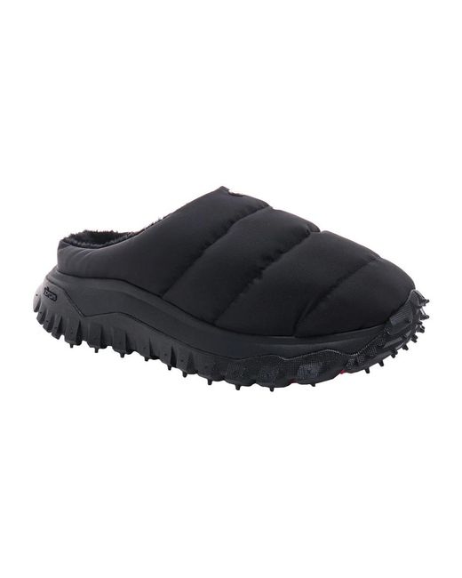Moncler Black Slippers for men