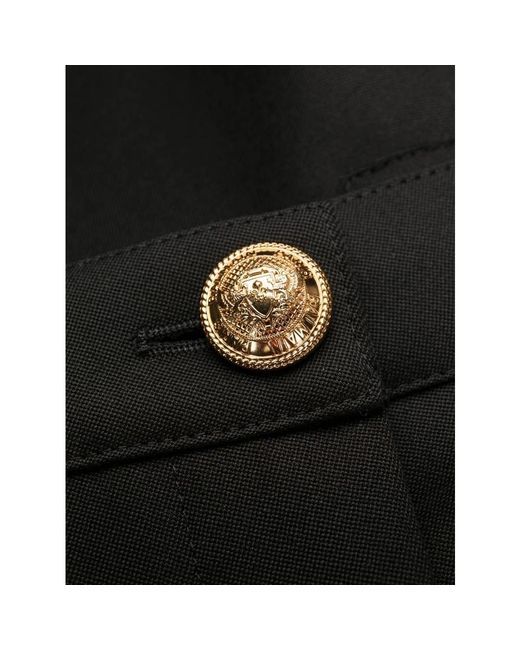 Balmain Broeken ,Zwart ,Noir Stretch Skinny Chinos in het Black