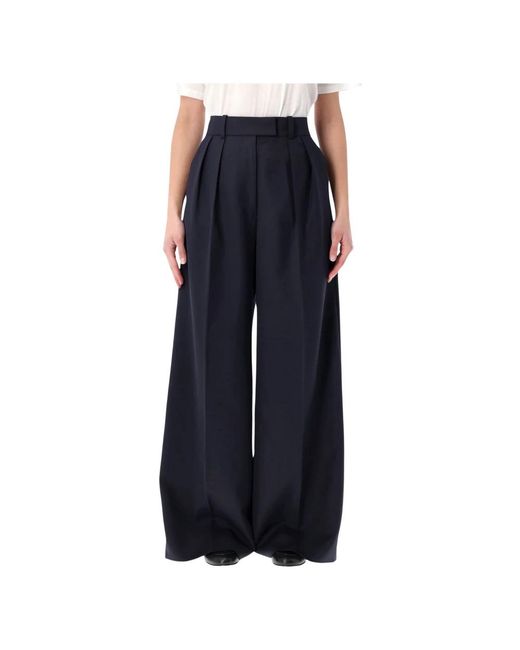 Anine Bing Blue Wide Trousers