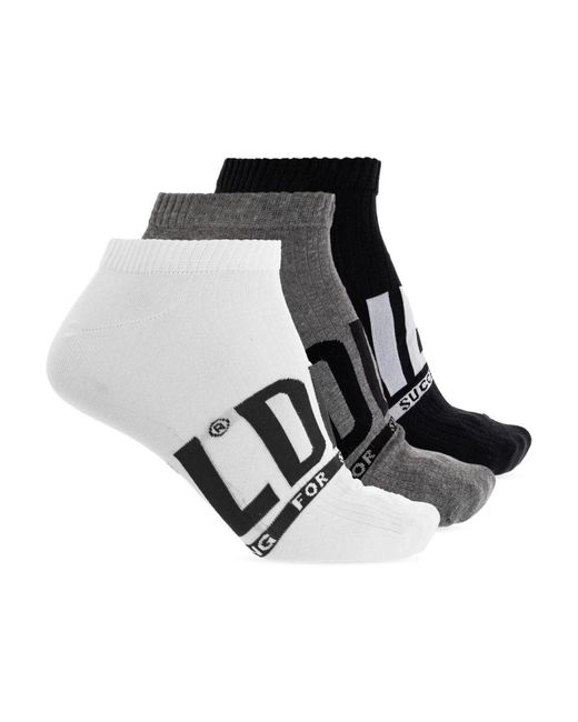 DIESEL Black Socks for men