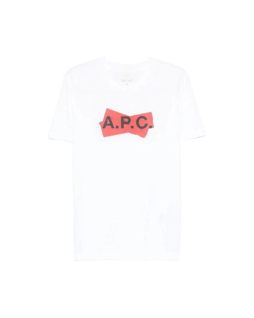 A.P.C. T-Shirt in het Red voor heren