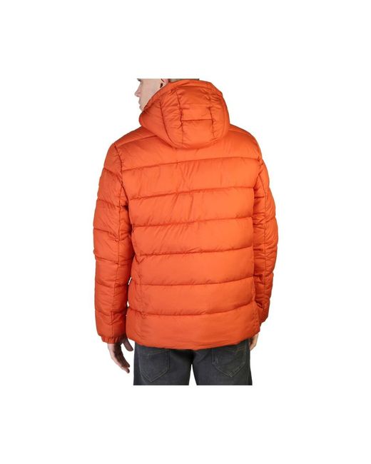 Save The Duck Orange Down Jackets for men