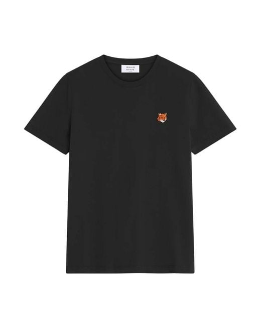 Maison Kitsuné Black T-Shirts