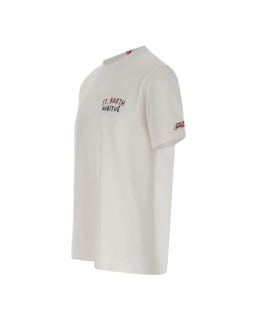 Mc2 Saint Barth White T-Shirts for men