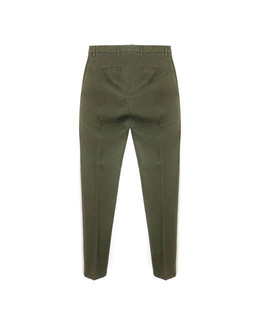 BRIGLIA Green Chinos for men