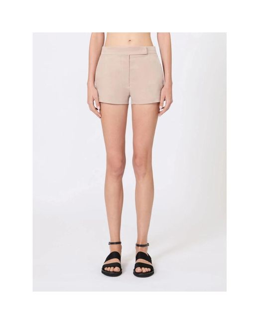 Max Mara Natural Short Shorts