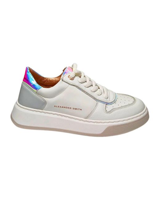 Alexander Smith White Pelle Sneaker