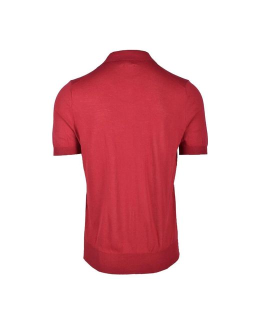 Camicia rossa per uomo di Ballantyne in Red da Uomo