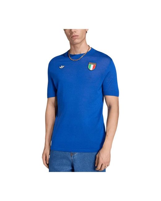 Adidas Italië 70S Jersey in het Blue voor heren