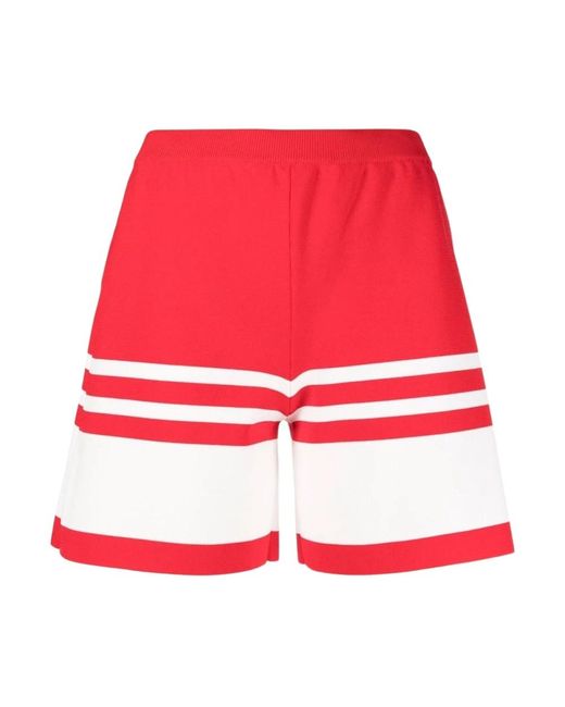 Boutique Moschino Red Short Shorts