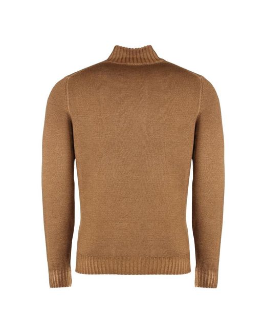 Moorer Brown Turtlenecks for men