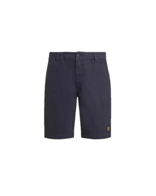 Belstaff Blue Casual Shorts for men