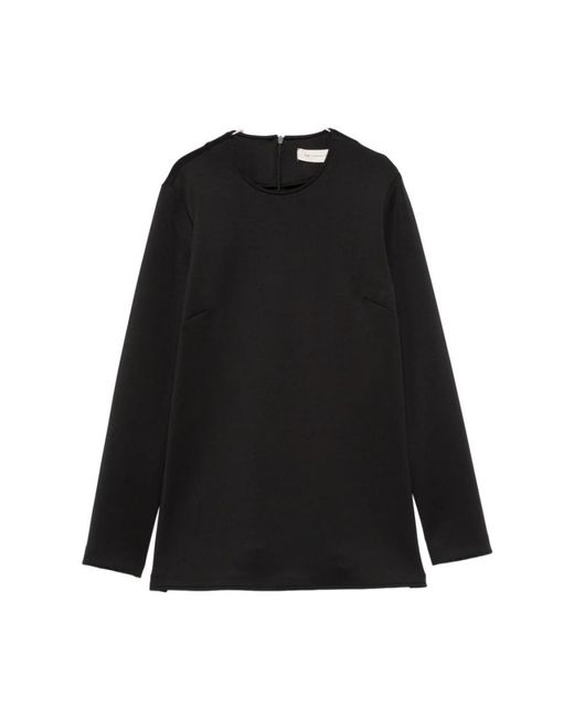 Max Mara Black Long Sleeve T-Shirts