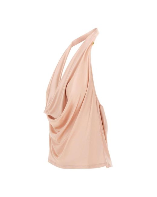 Elisabetta Franchi Pink Sleeveless Tops
