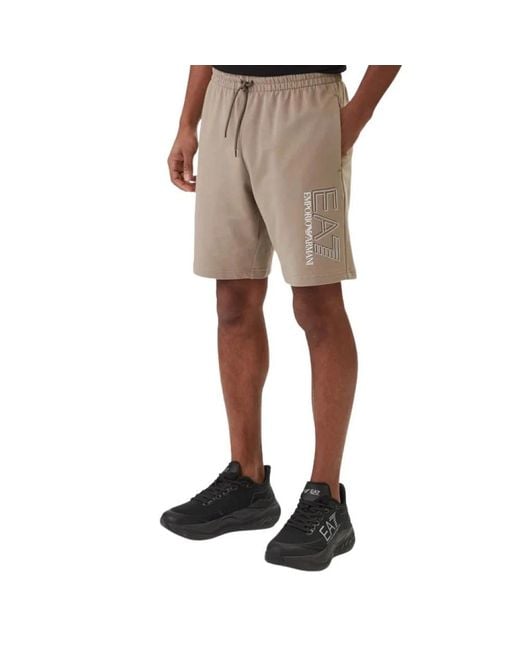 EA7 Natural Casual Shorts for men