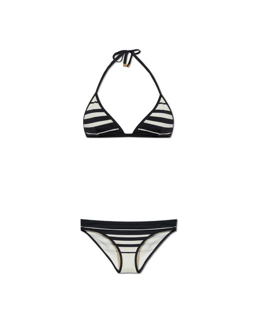Tom Ford Badmode ,Zwart ,Tweed Tweedelig Badpak in het Black