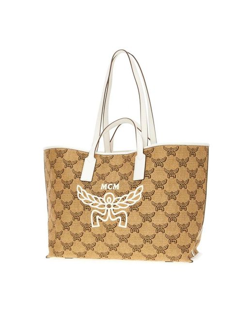 Tote Bags di MCM in Metallic