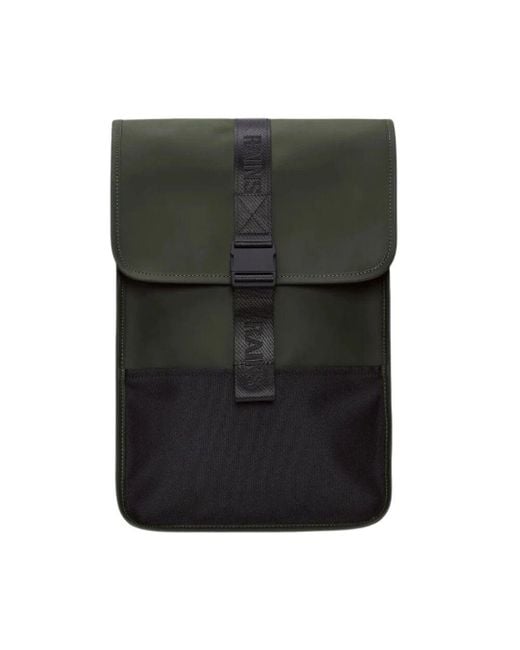 Rains Green Backpacks