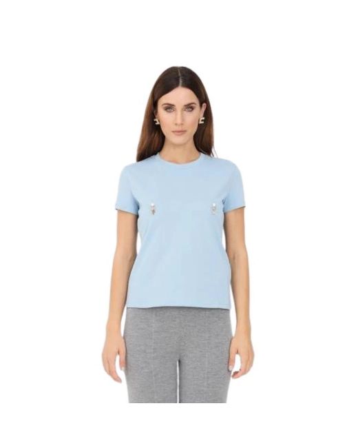Tops > t-shirts Elisabetta Franchi en coloris Blue