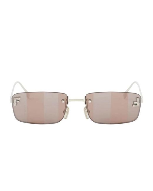 Fendi White Sunglasses