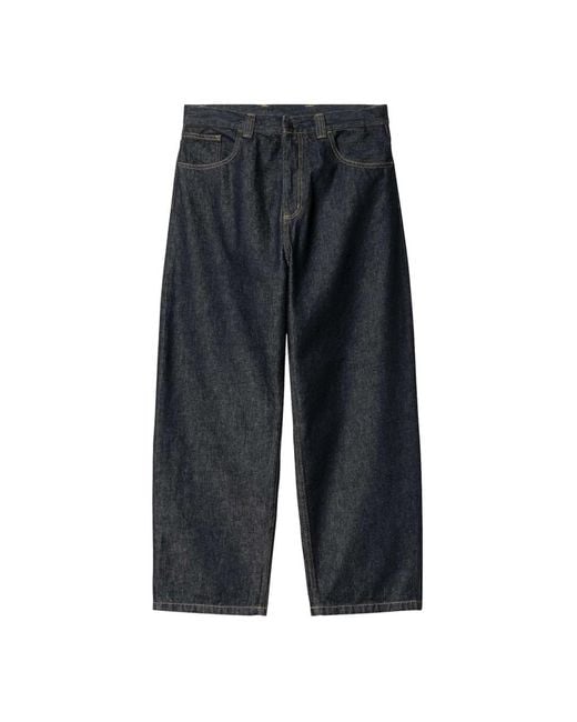 Carhartt Blue Loose Fit Jeans for men