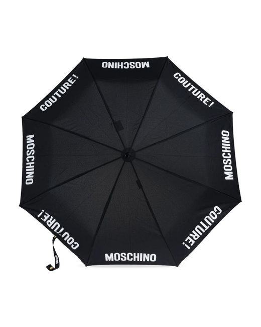 Ombrello con logo di Moschino in Black