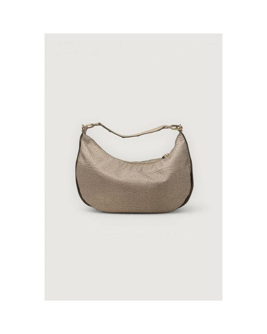 Borbonese Gray Shoulder Bags