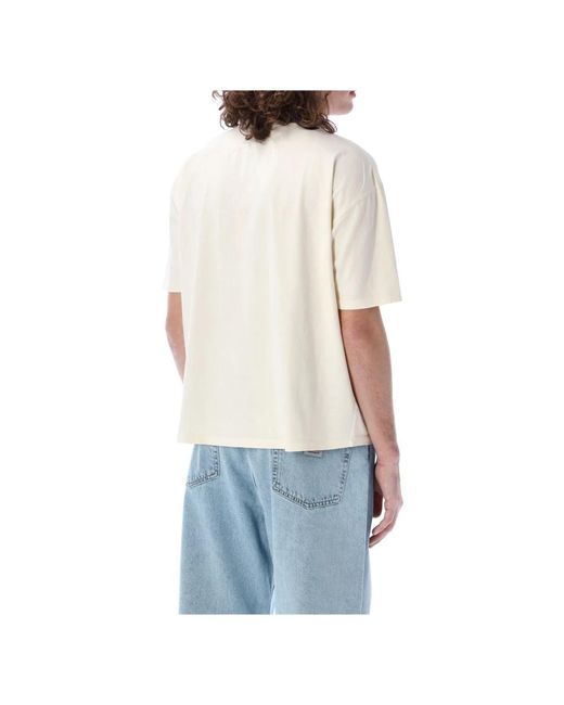 Rhude Lago tee - weißes baumwoll-t-shirt in Blue für Herren