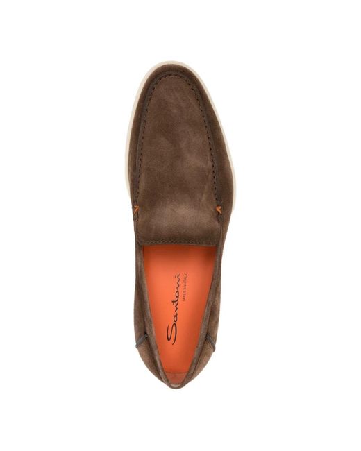 Santoni Loafers in Brown für Herren