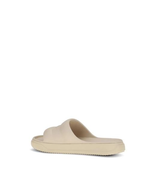 Moncler Natural Sliders for men