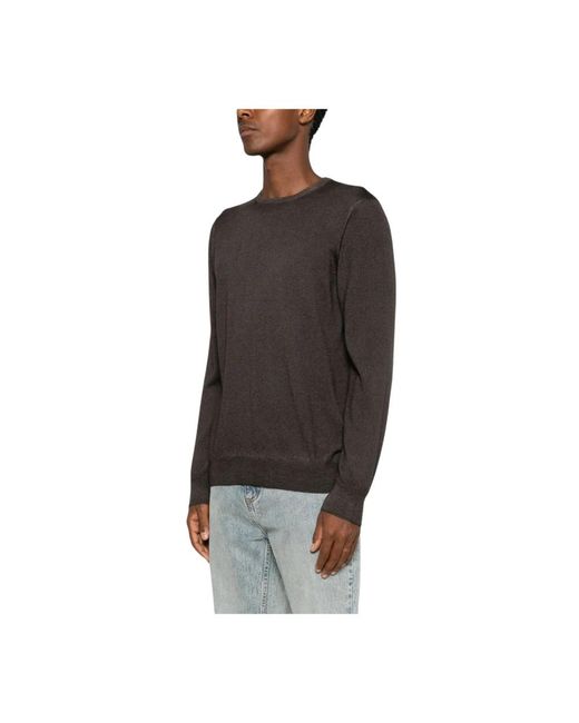 Vengera Brown Round-Neck Knitwear for men